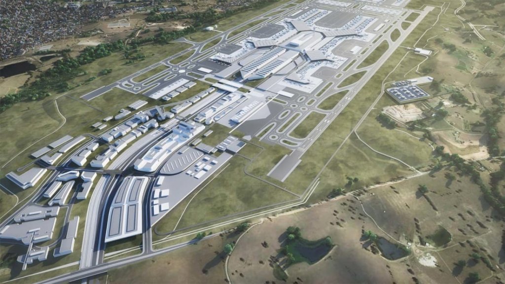 Western Sydney Airport 
Летище Kingsford Smith в Сидни е ограничено заради това, че е на бряг. Затова австралийците строят ново. 