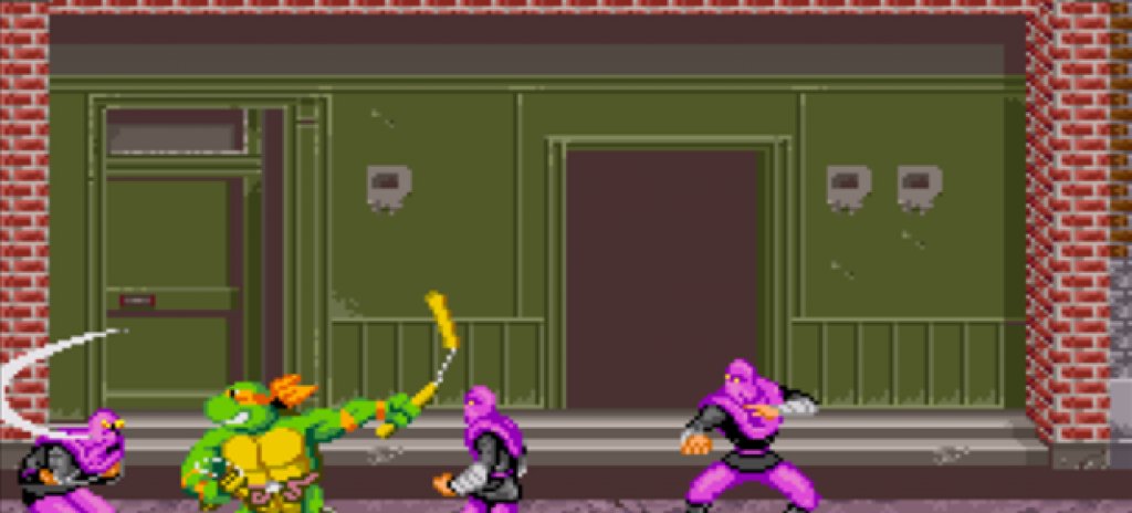 Teenage Mutant Ninja Turtles: Turtles In Time

SNES

През годините е имало много игри, посветени на Костенурките нинджа, но никоя от тях не може да повтори успеха на Turtles In Time, която излиза през 1991 г. за конзолата SNES. Тя е перфектен порт на аркадната версия, обогатен с допълнителни нива и режими. Визията и озвучението 