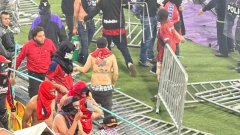 Пълен хаос и масов бой между фенове във финал за купа (видео)