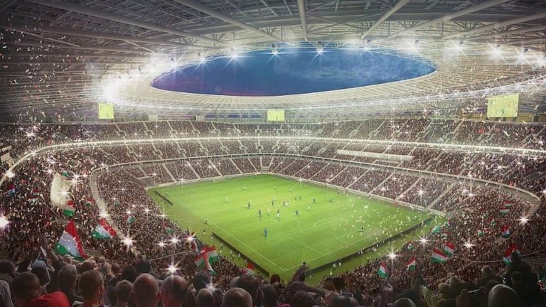На него ще се играят три мача от груповата фаза на Евро 2020. Стадион "Ференц Пушкаш" ще бъде с капацитет от близо 68 хиляди места.
