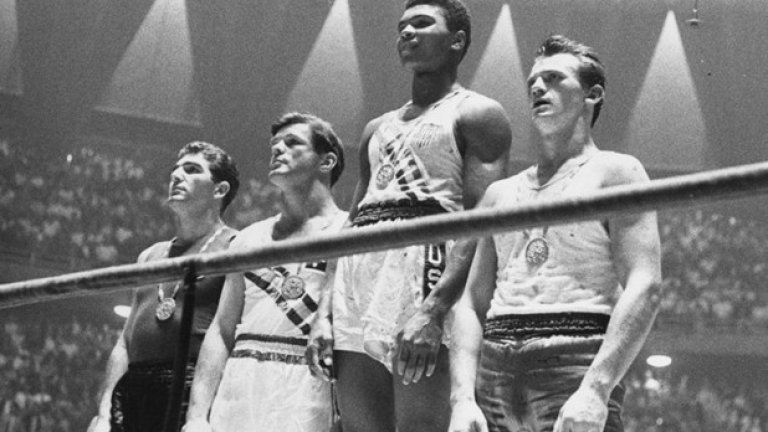 Награждаването на олимпиадата в Рим през 1960 г.