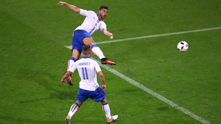 92. Грациано Пеле за Италия при 2:0 над Белгия. 
