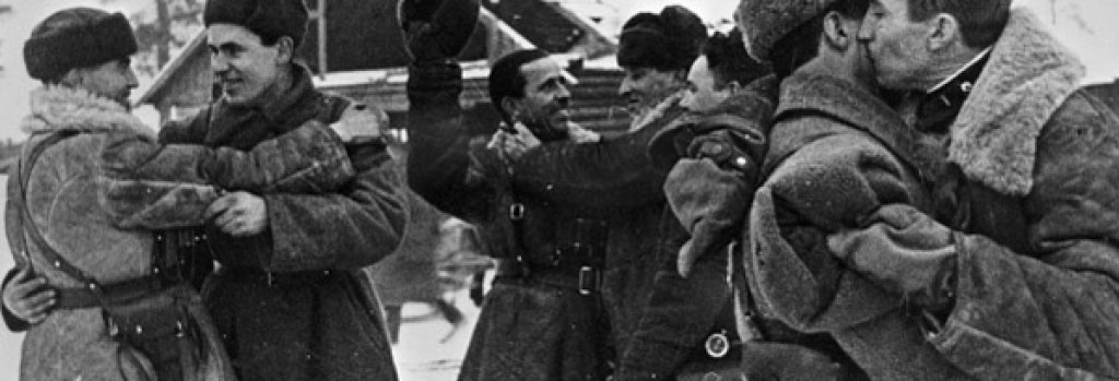 Встреча бойцов двух фронтов