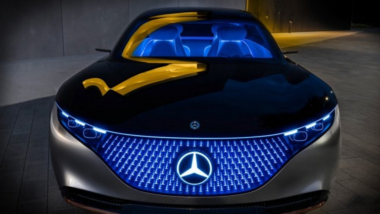  Mercedes Vision EQS 

Точно както Volkswagen, и от Mercedes вярват, че бъдещето е на електрическите автомобили. Затова на изложението във Франкфурт представят концептуалния Mercedes Vision EQS. 

Той може да е само прототип, но производителят му показва как реално ще изглеждат големите, луксозни електромобили на бранда в идните години.

Като дизайн Vision EQS е разработен по линиите на S-класата – комфортна, скъпа лимузина, която предлага на притежателите си широка гама от екстри.
