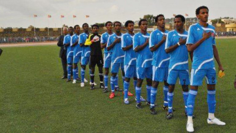 Еритрея, №201
Еритрея е държава в източна Африка, основана през 1993 г. след отделяне от Етиопия. Тя бе приета във ФИФА през 1998 г. На международен турнир през 2009 г. 12 национали на страната използваха възможността да емигрират и никога не се завърнаха в родината си.