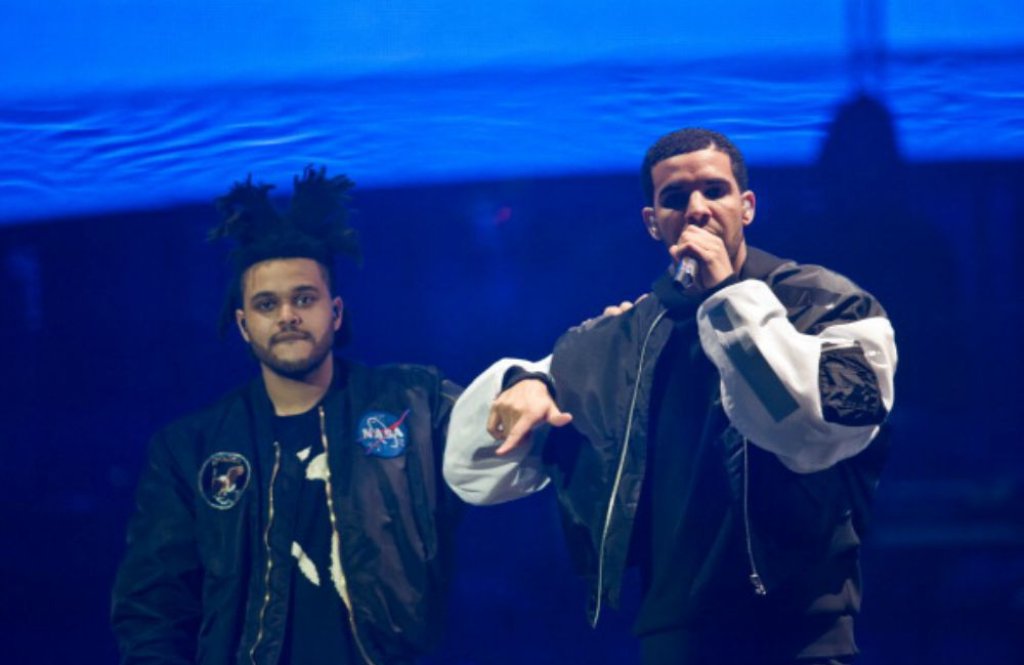 the Weeknd and Drake