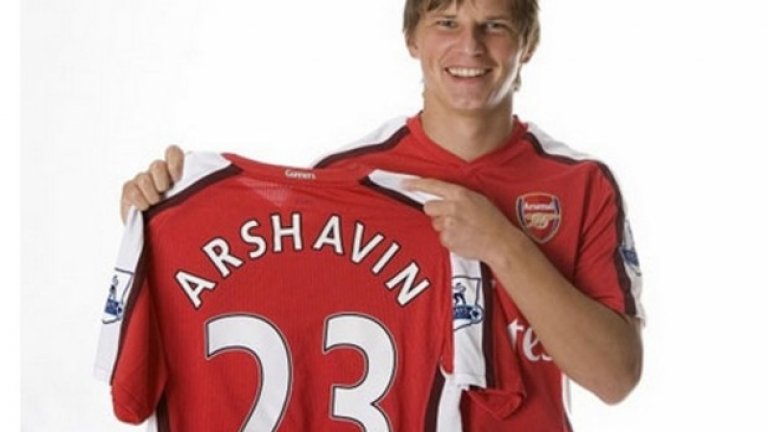 9. Андрей Аршавин (Русия) - 16,5 млн. евро (2009 г. от Зенит в Арсенал).