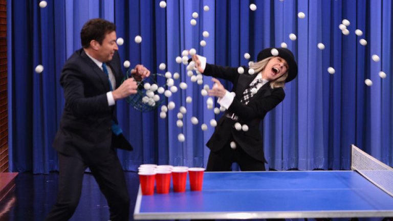 Една особена игра на пинг-понг с Даян Кийтън