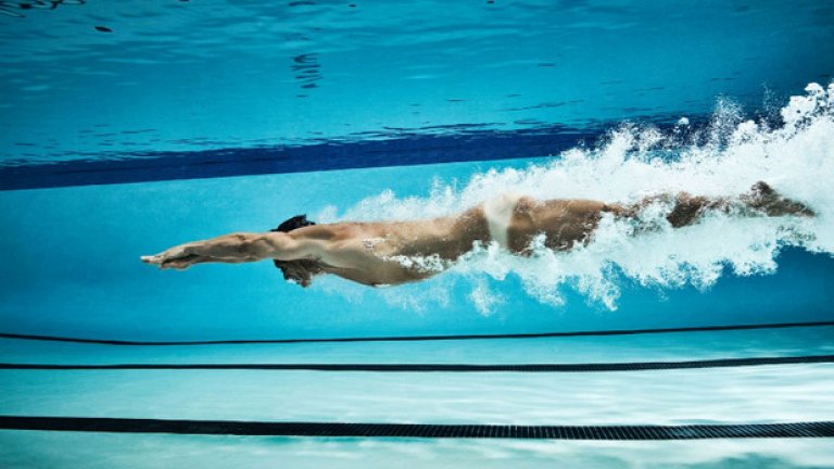 Нейтън Едриън, плуване