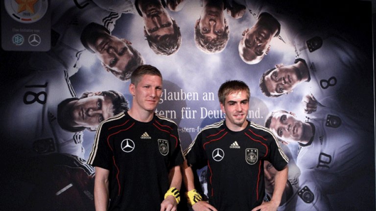 Двамата капитани на Бундестима - Филип Лам и Бастиан Шнайвщайгер са оптимисти преди старта на световното първенство