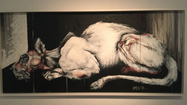 Кучето в галерията