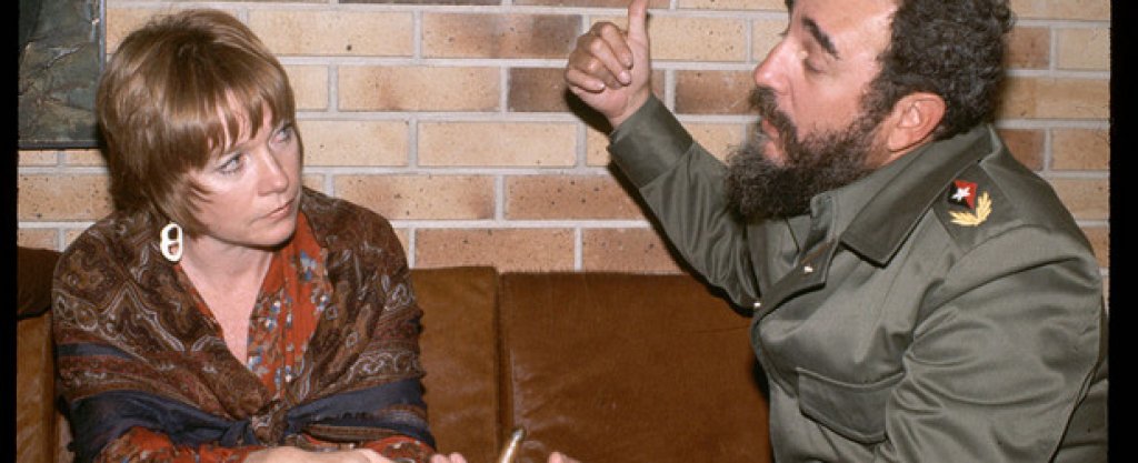 Фидел Кастро в компанията на Шърли Маклейн