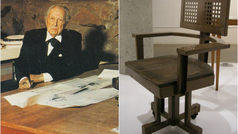 Франк Лойд Райт

Той е един от най-великите архитекти на 20 век. Роденият през 1867-ма американец, основоположник на т.нар органична архитектура, е известен и с това, че никога не се е ограничавал само до дизайна на екстериора. Изключително продуктивен, той е успял да измисли и интериора, както и много мебели в голям брой от своите сгради. 

На снимката: офис стол, проектиран от Райт през 1904-та година
