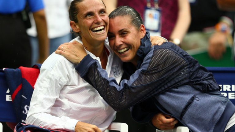 Нарекоха мача за титлата на US Open при жените "най-усмихнатия финал в историята". Имаше нещо вярно.