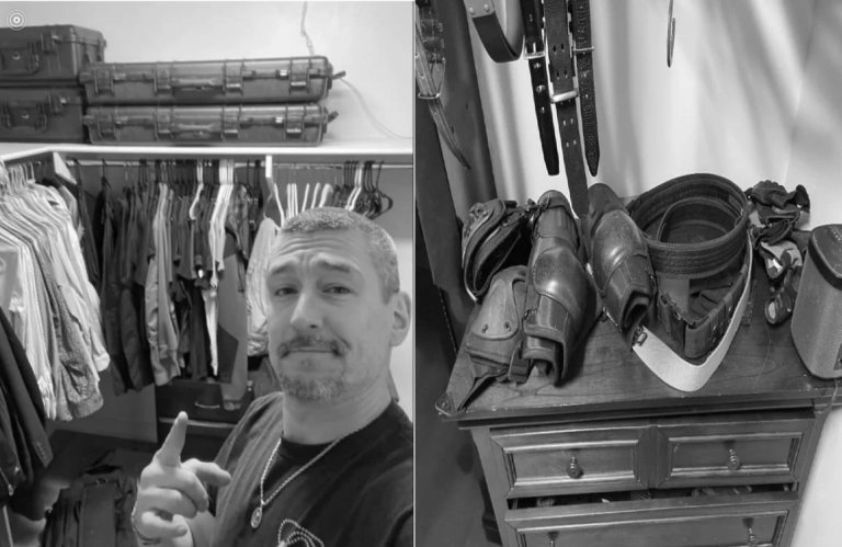 Ариан Тахерзаде се хвали с професионалното оборудване, с което разполага, демонстрирайки че действа с подкрепата на Департамента за вътрешна сигурност