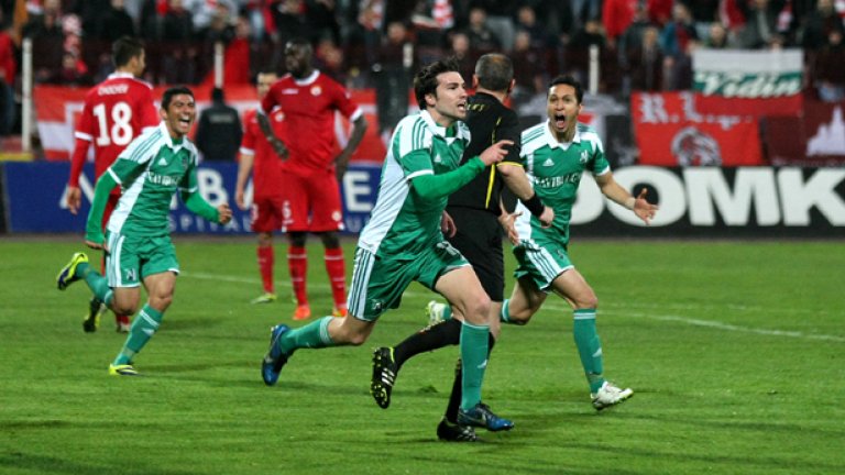 Дани Абало вкара два гола за Лудогорец в Дупница.