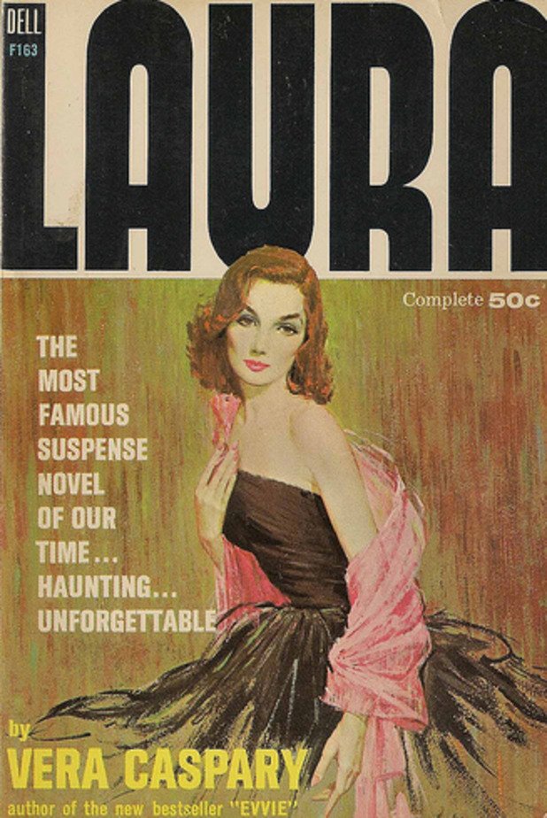 3. Лаура/Laura - Вера Каспари (1942)

Един от най-великите детективски романи на 40-те. Няколко разказвачи се редуват и пресъздават историята на убийството на млада жена.