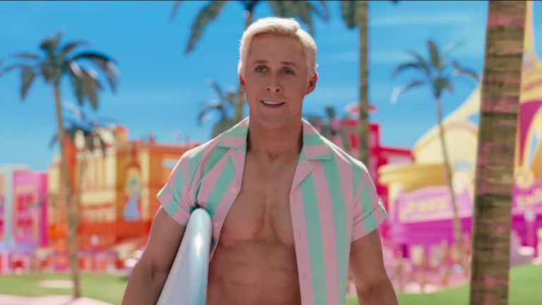 Актьорът показва перфектна форма в "Барби"