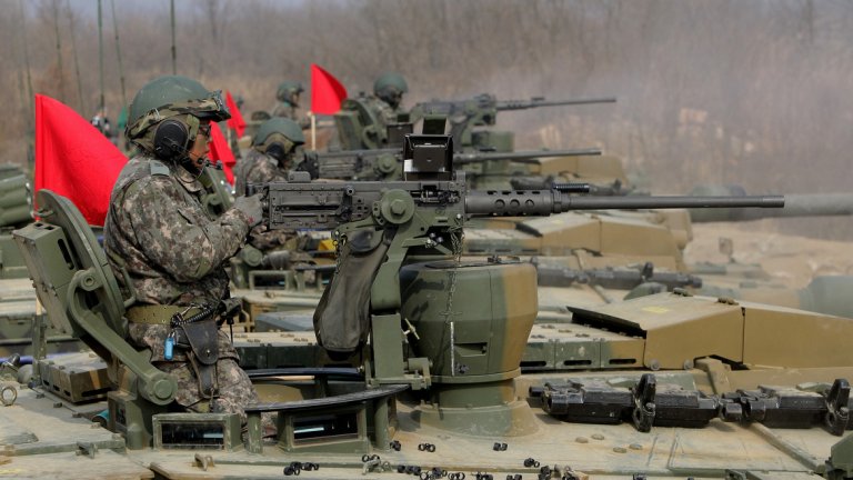 Военно учение на армията на Южна Корея