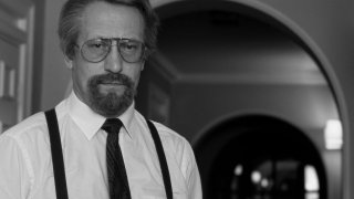 KGB spy Oleg Gordievsky in 1990 in disguise