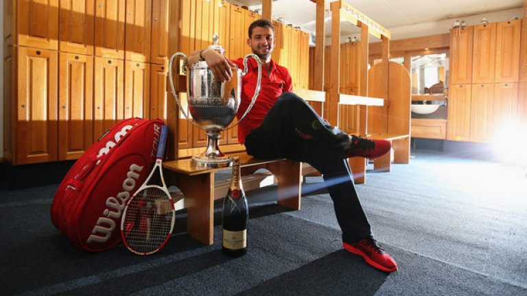 Титлата в Куинс през миналото лято е последната във витрината на Григор Димитров