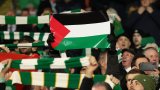 Палестинските знамена вече са обичайна гледка на мачовете на Селтик