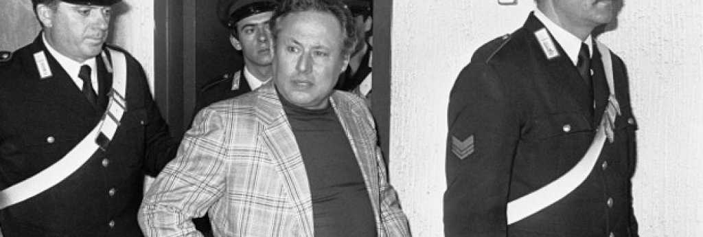 Арестът на Лучано Лиджо , "бащата" на Риина и Провенцано, през 1975 г. Той обединява клана от Корлеоне.