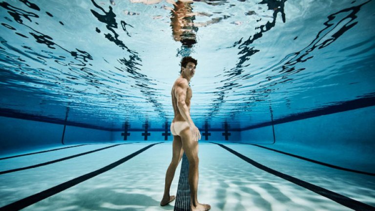 Нейтън Едриън, плуване