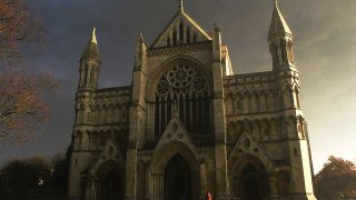 Картината e нарисувана от британската художничка Лорна Мей Уодсуърт. Тя ще замени иконата "Рождество Христово" с Дева Мария на олтара на катедралата в Сейнт Олбанс.