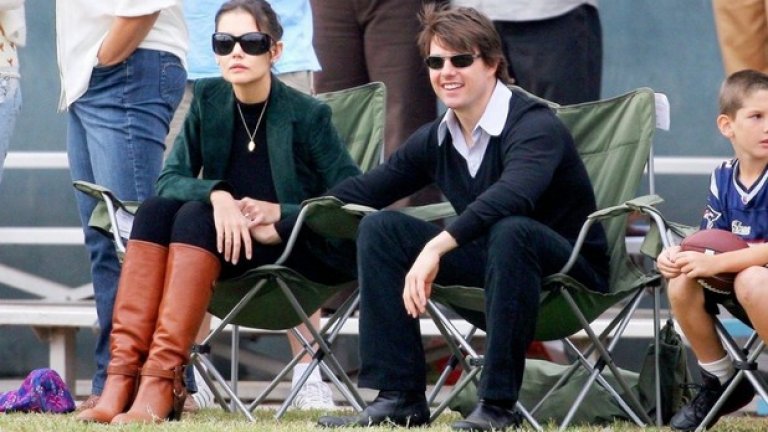 Кейти Холмс
Преди раздялата им, Кейти Холмс и Том Круз често бяха заедно на мачовете на Конър и Изабела.