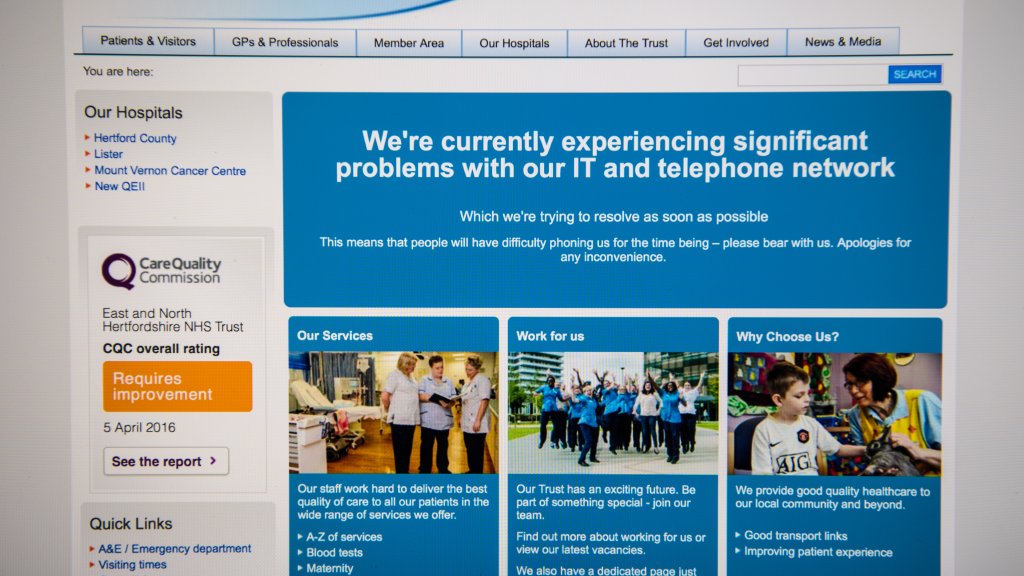 NHS Hospitals Across The UK Are Hit By Cyber Attack