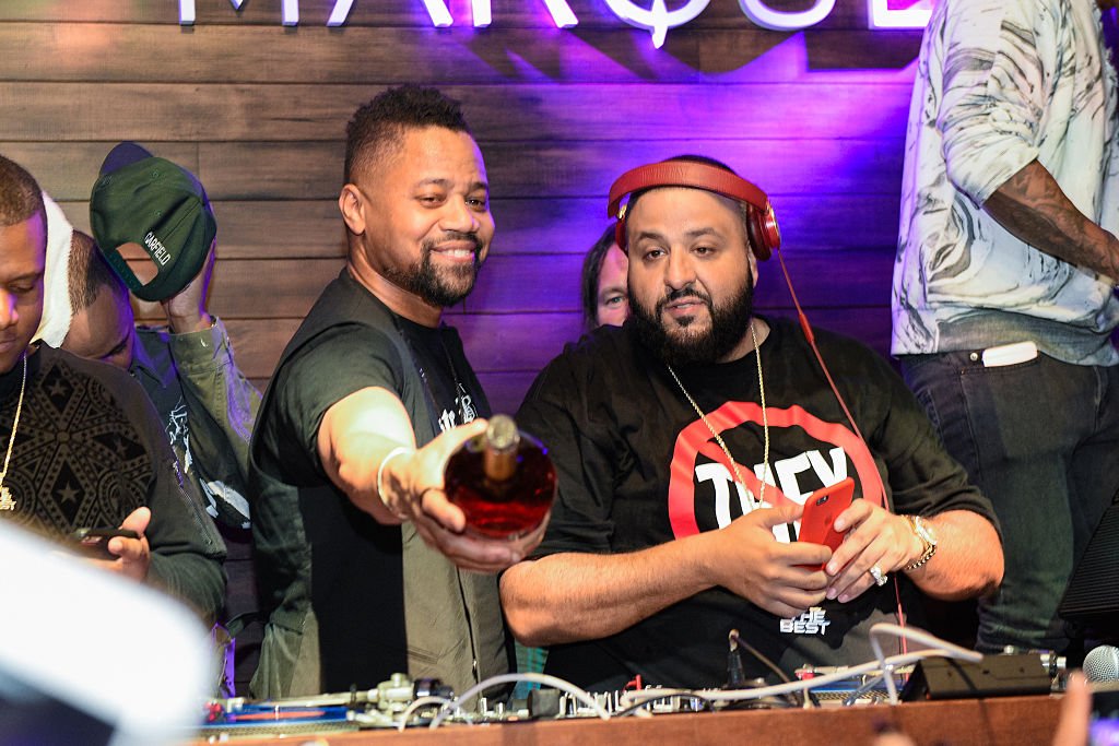 С DJ  Khaled  по време на  парти