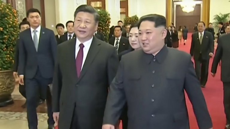 Ким Чен Ун се срещна със Си Дзинпин в Китай