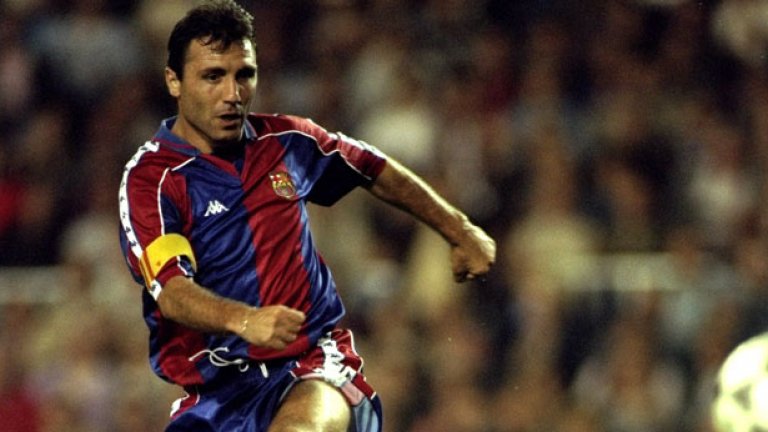 Христо Стоичков (България). 6,5 години (юли 1990 - юли 1995, юли 1996 - януари 1998). 254 мача, 118 гола