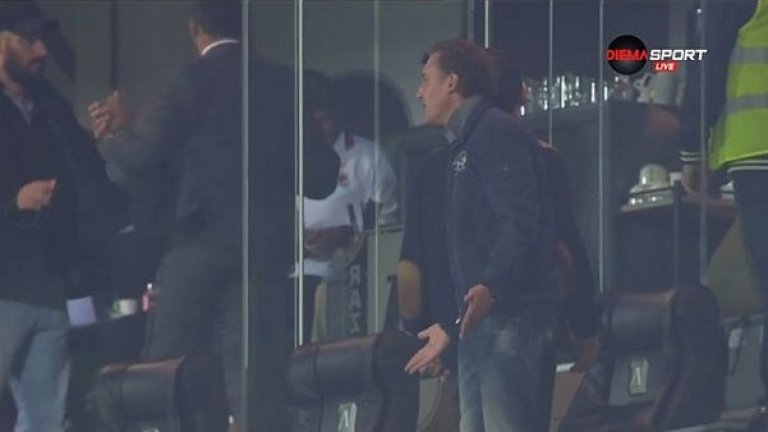 Скандалът в ложата на "Лудогорец Арена" заглуши дори поредното пожалване на Моци