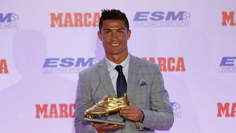 Четвъртата "Златна обувка" на Роналдо е и рекорд за историята. 