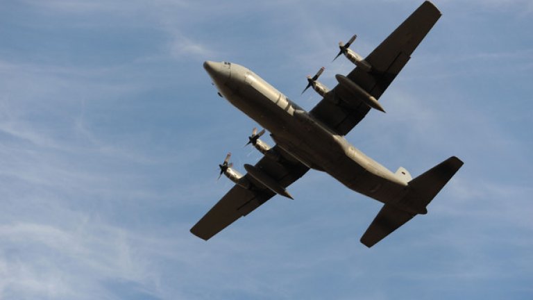 Hercules C-130 беше използван при издирването на останките от изчезналия пътнически самолет MH370 на Малайзийските авиолинии