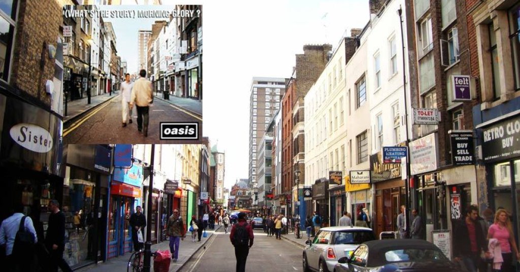 Oasis – (What’s the Story) Morning Glory?: Berwick Street, London