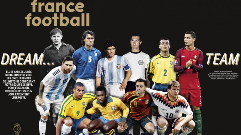 "Франс Футбол" избра идеалните 11 за цялата футболна история
