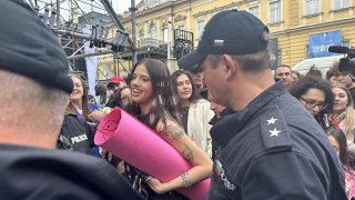 Парти посрещна победителката на "Евровизия"