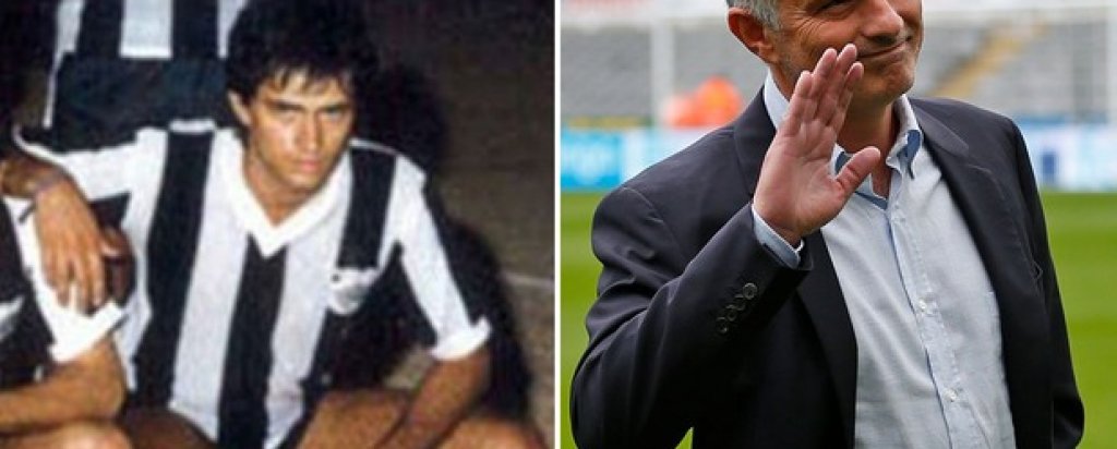 Жозе Моуриньо (Манчестър Юнайтед)
Поема по футболния път благодарение на баща си, но определено няма с какво да се похвали на терена. Играе за Рио Аве, Беленензеш и Сесимбра. По-късно става преводач на Боби Робсън в Спортинг Лисабон и Порто, а легендарният англичанин го взима и в Барселона.