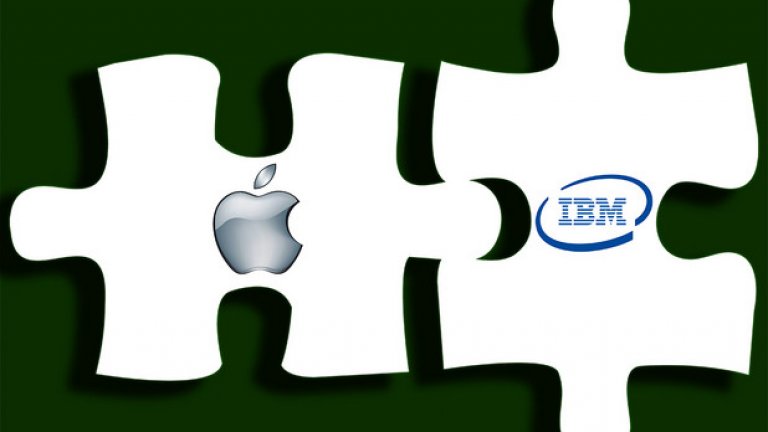 Тим Кук и Вирджиния Ромети казват, че Apple и IBM са като парчета от пъзел, които си пасват перфектно.
