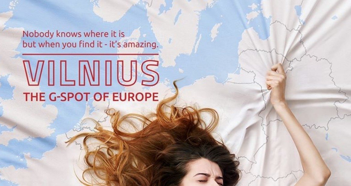 Спорната и дори скандална рекламна кампания за столицата на Литва Вилнюс очевидно работи.