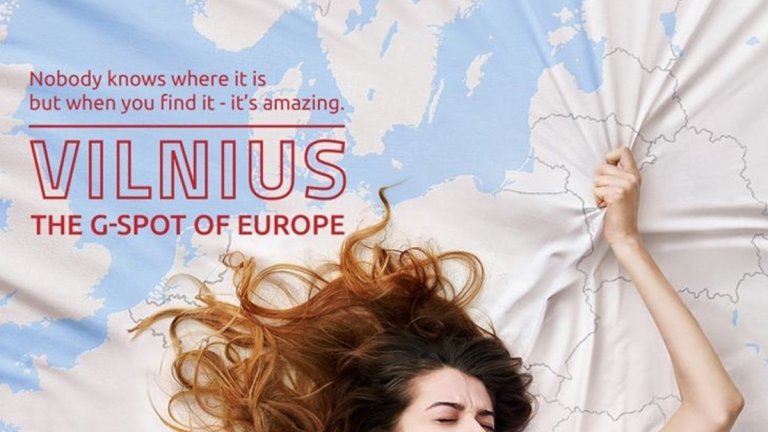 Спорната и дори скандална рекламна кампания за столицата на Литва Вилнюс очевидно работи.
