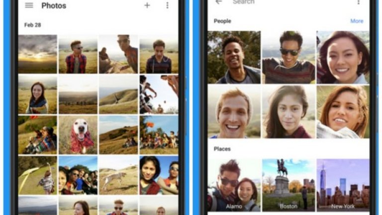 Google Photos
Google Photos може би е най-добрият начин да управлявате снимките си, правен изобщо. Приложението автоматично създава back-up на заснетите кадри, организира ги и ви позволява да търсите в тях на база ключови думи, обекти на тях и според локацията им. Освен това – няма някакво ограничени в количеството снимки, което ще запазите в облака на Google.