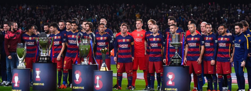 Европейският и световен клубен шампион Барселона е №1 сред клубовете – 379 т. Следват Ювентус – 286 т., Наполи – 268 т., Байерн (Мюнхен) – 263 т. и Пари Сен Жермен – 257 т.