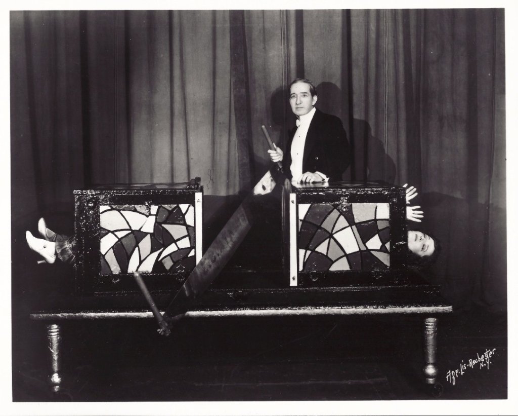 Howard-Thurston-sawing