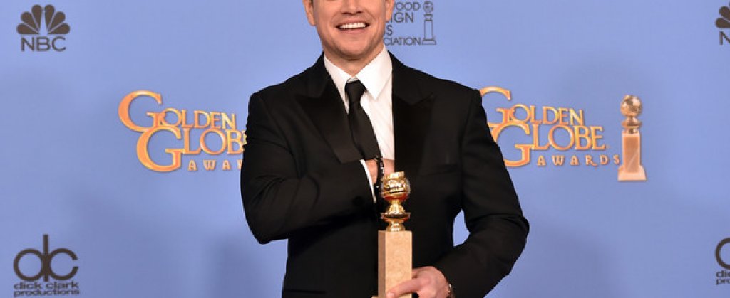  Мат Деймън, получи статуетка за най-добър актьор в комедия или мюзикъл.
