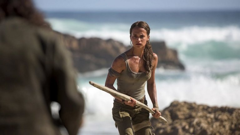 8. Tomb Raider -16 март 2018 г.
Tomb Raider си остава една от най-емблематичните поредици видеоигри, а Лара Крофт е епичен герой, но пресъздаването й на големия екран е доста посредствено до момента с двата напълно забравени филма с Анджелина Джоли от началото на века. Сега чакаме ребута с Алисия Викандер в главната роля.