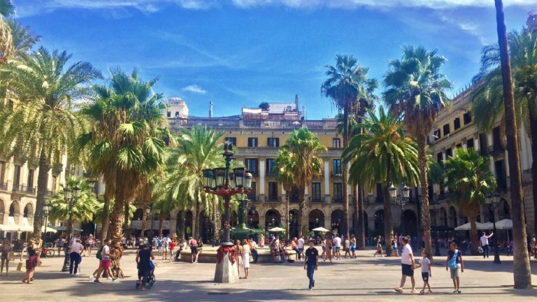 Sunshine in Barcelona